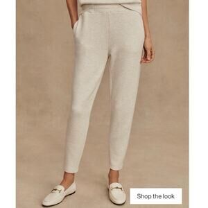 Women’s Varley The Slim Pant 25" in Ivory Marl SZ XXS